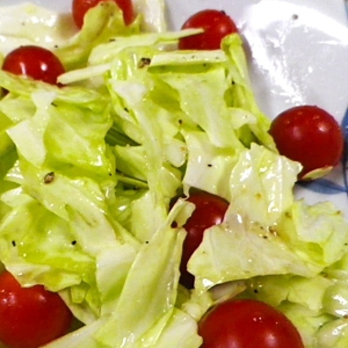 即席 パリパリキャベツミニトマトサラダ レシピ 作り方 By Leopoo 楽天レシピ